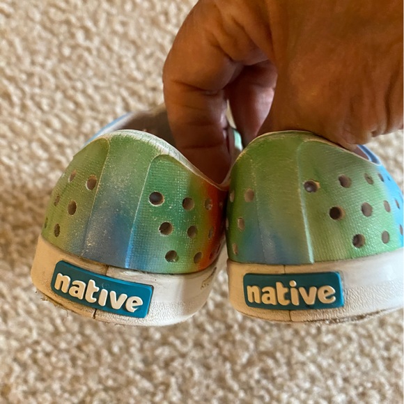 Native Rainbow Tie Dye Shoes Vibrant and Comfortable - Picture 2 of 9